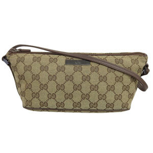 Gucci GG Canvas Accessory Clutch Beige